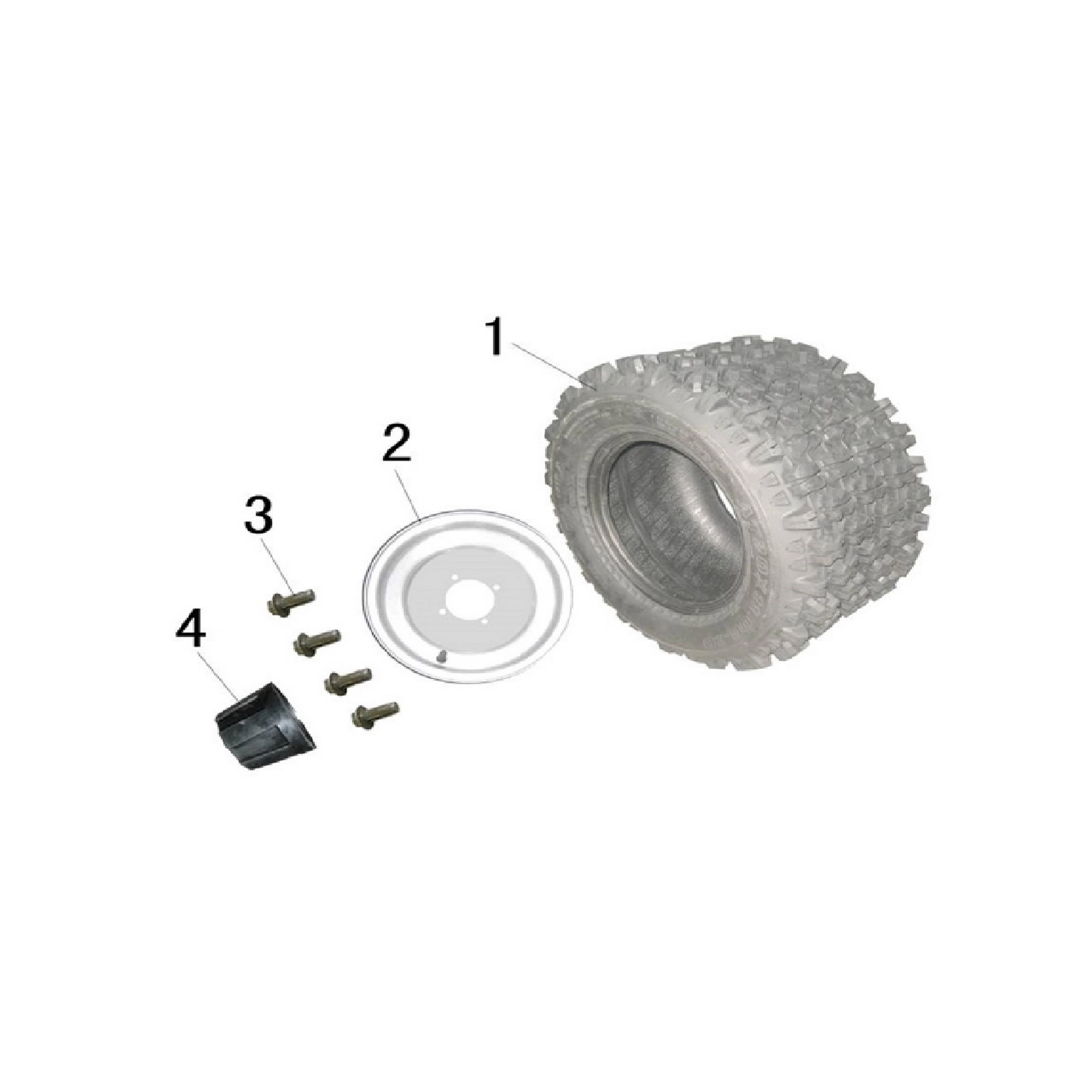 KUBA ELAND 200-T ARKA JANT GRİ T3 #KM 33721